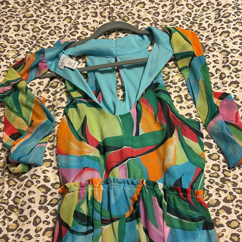 Nicole Miller Multicolor Maxi Dress - Picture 5 of 11